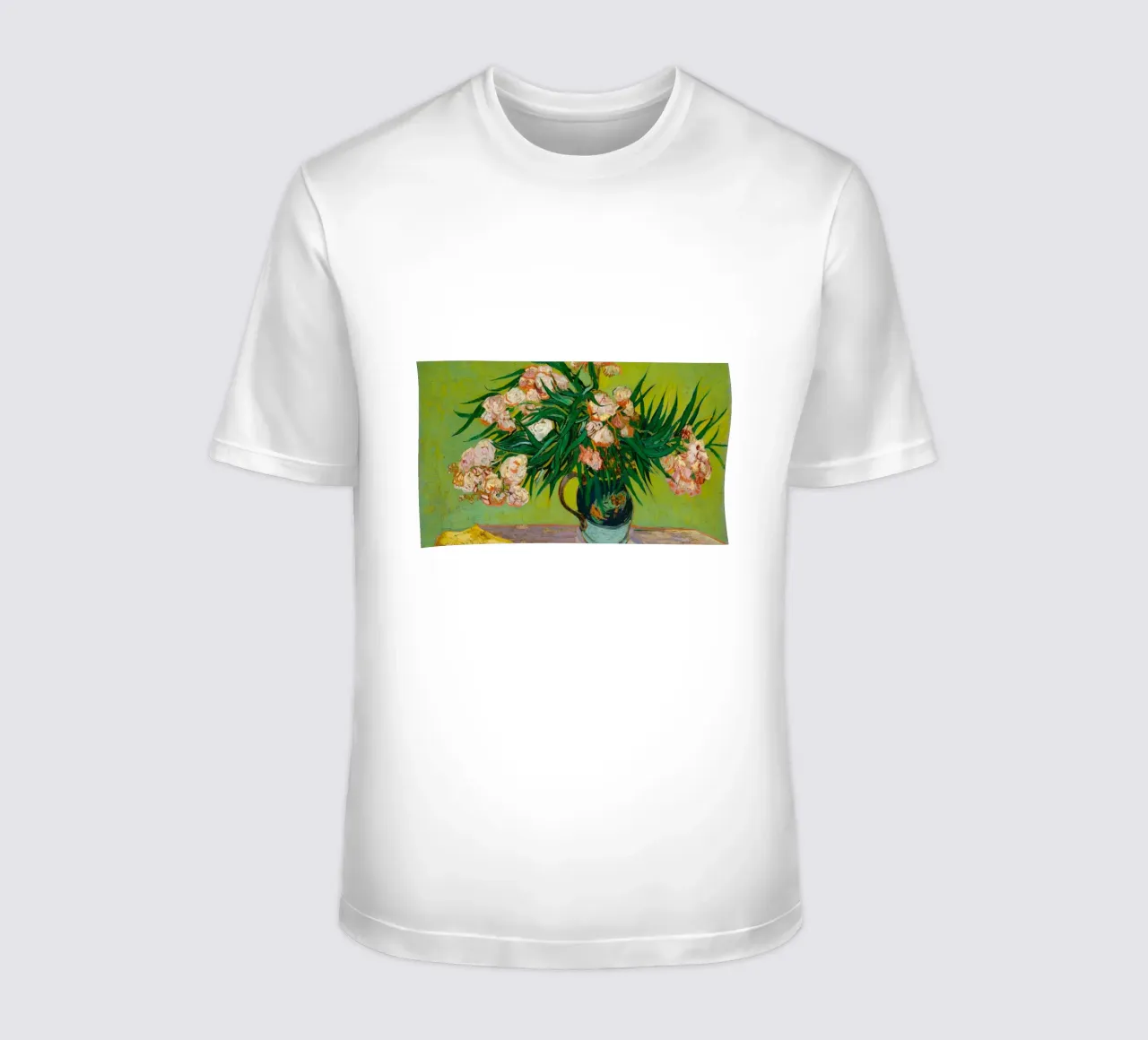 Van Gogh fiorisce: Oleandri, Espressionismo floreale, Summer Vib t-shirt da NorwesClub