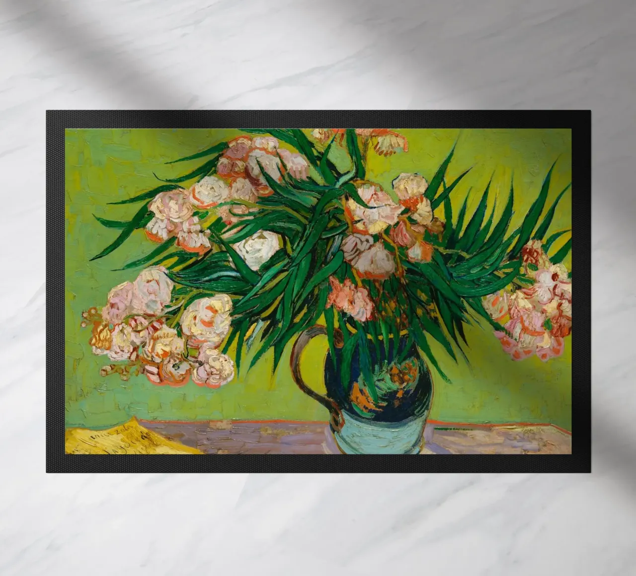 Van Gogh fiorisce: Oleandri, Espressionismo floreale, Summer Vib zerbino da NorwesClub