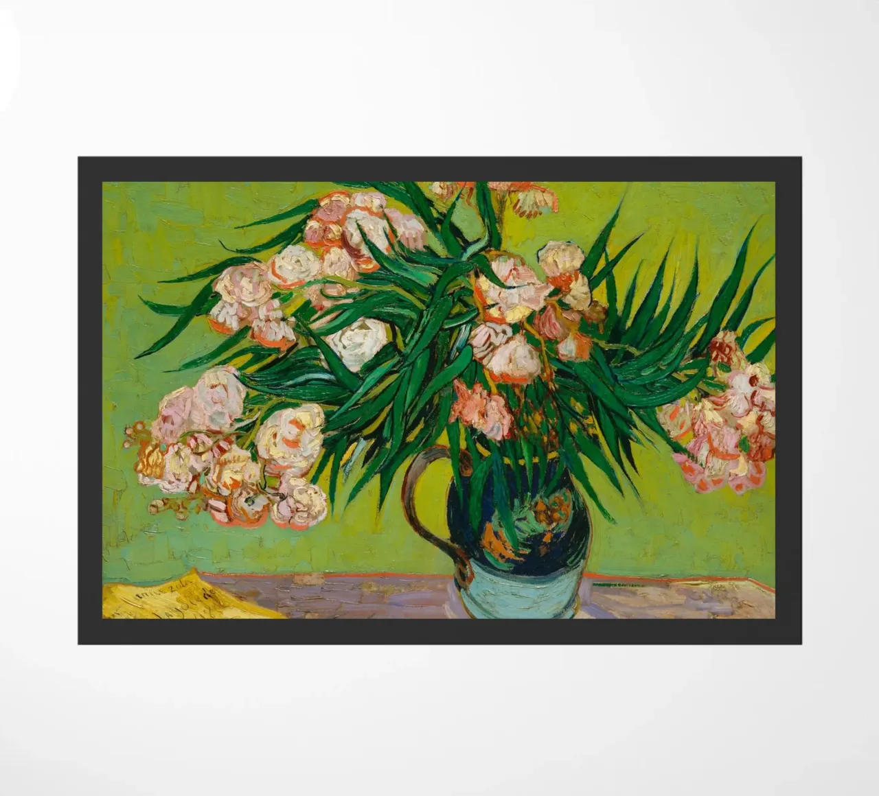 Van Gogh fiorisce: Oleandri, Espressionismo floreale, Summer Vib zerbino da NorwesClub