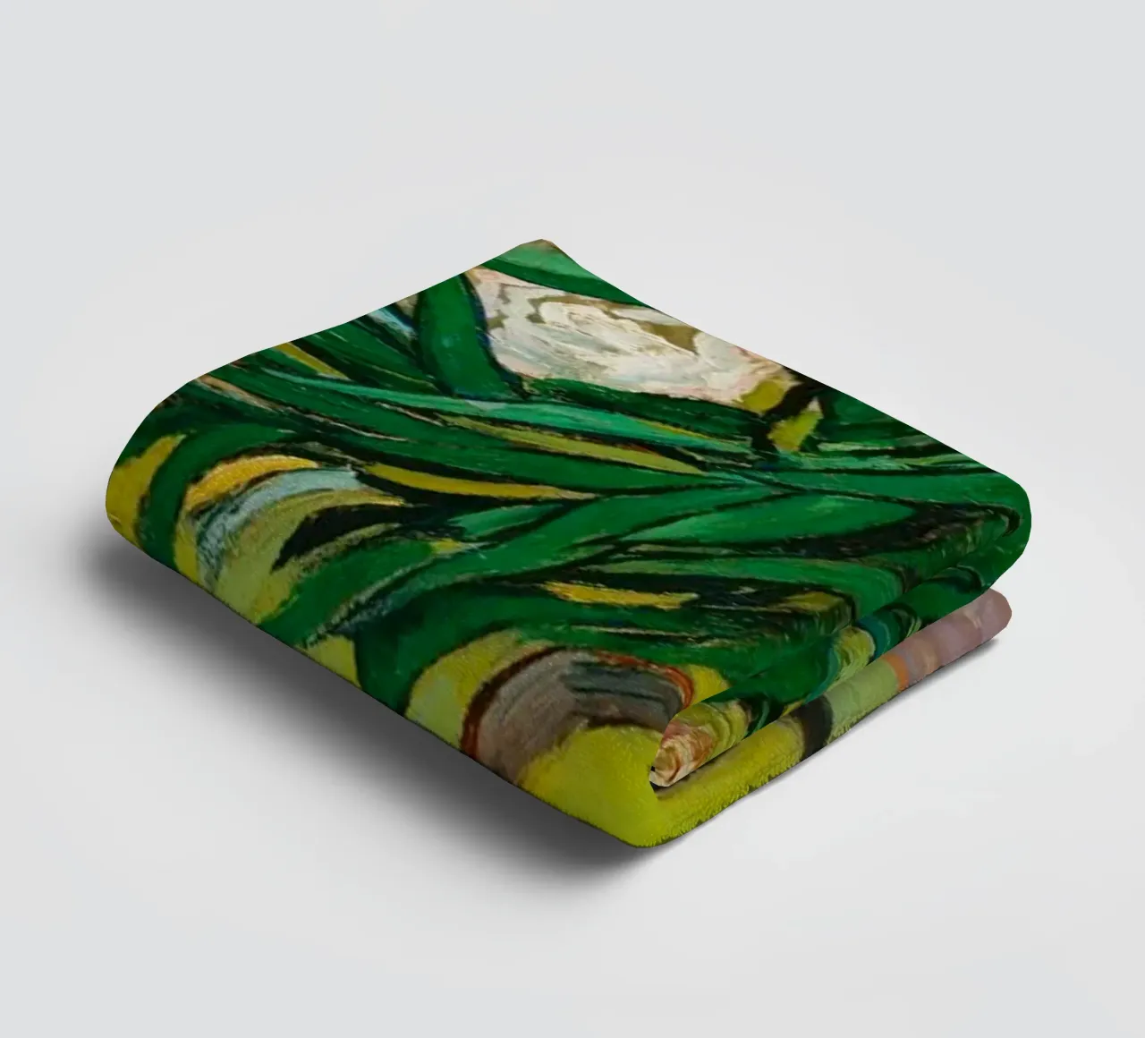 Van Gogh fiorisce: Oleandri, Espressionismo floreale, Summer Vib asciugamano da bagno da NorwesClub