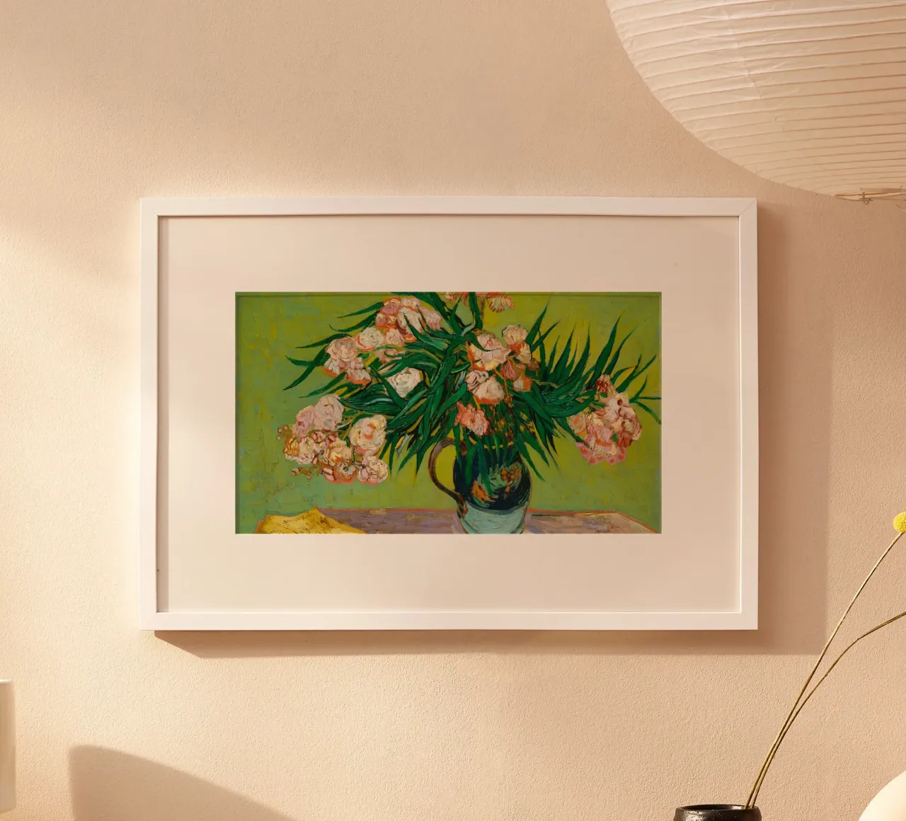 Van Gogh fiorisce: Oleandri, Espressionismo floreale, Summer Vib carta hahnemühle da NorwesClub