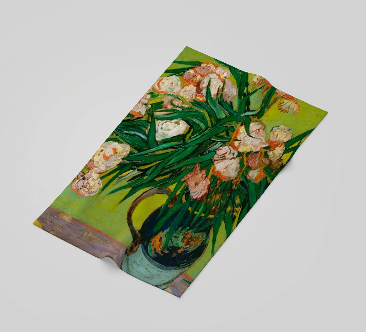 Van Gogh fiorisce: Oleandri, Espressionismo floreale, Summer Vib telo mare da NorwesClub