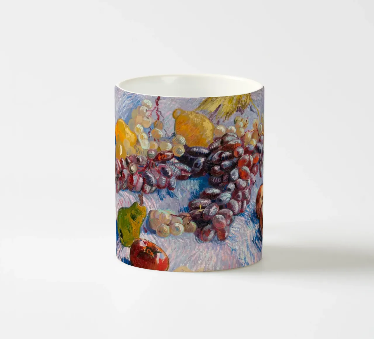 Natura morta di Van Gogh: Frutti, colori vivaci, post-impressione tazza in ceramica da NorwesClub