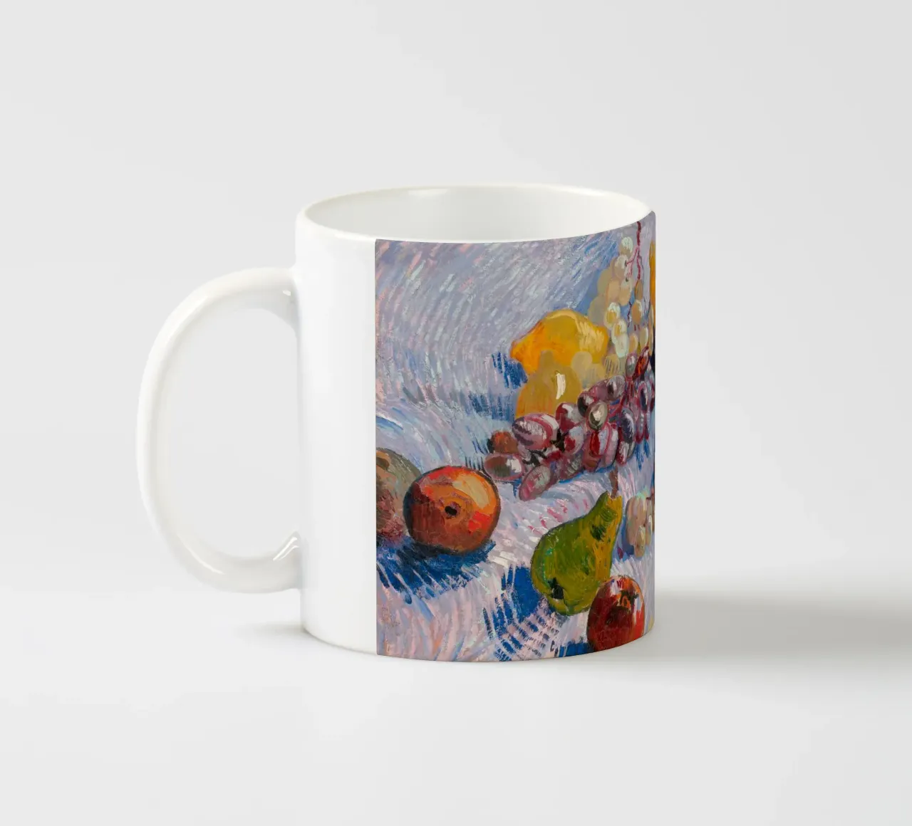 Natura morta di Van Gogh: Frutti, colori vivaci, post-impressione tazza in ceramica da NorwesClub