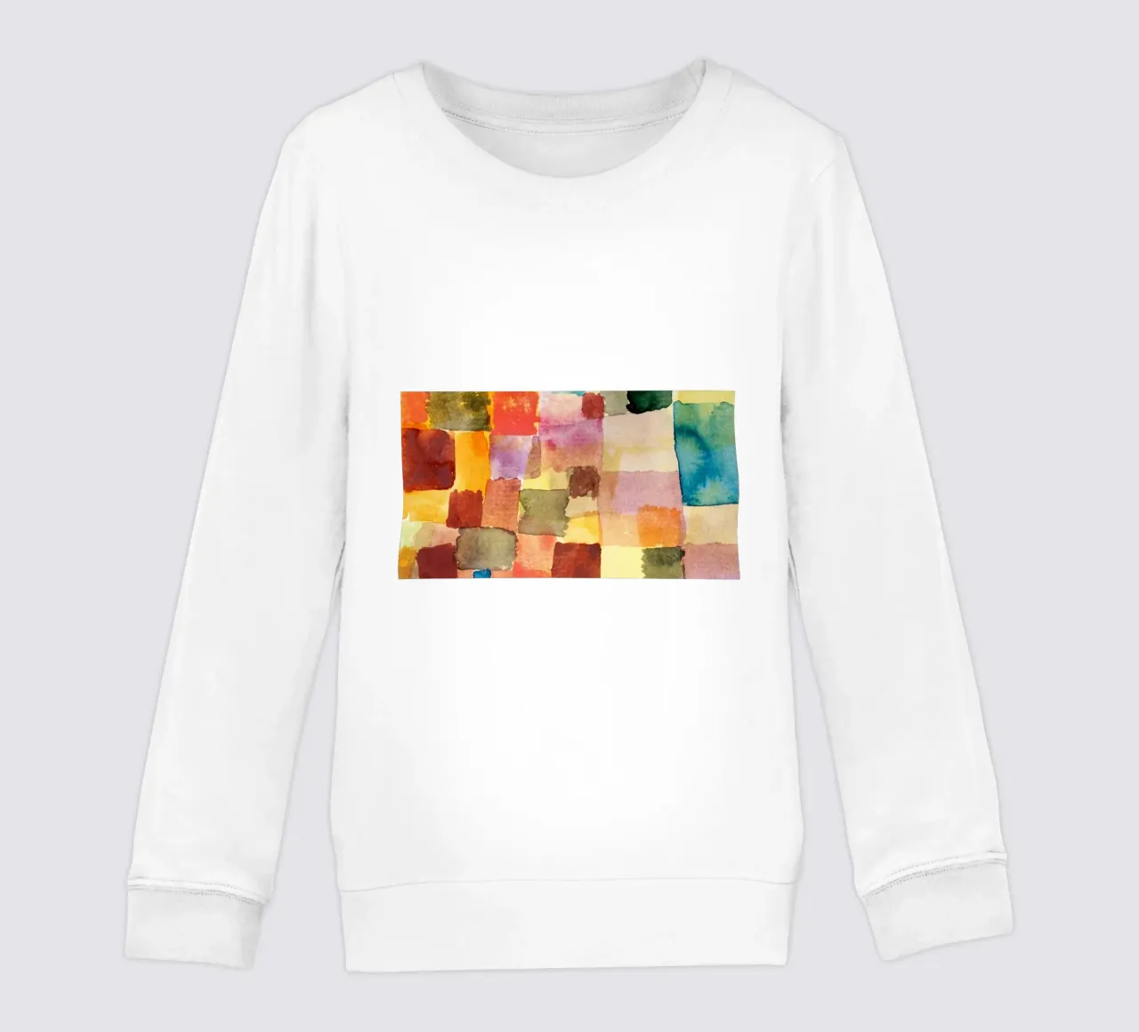 Quadrati acquerellati di Paul Klee: Colore espressionista astratto F felpa bambino da NorwesClub