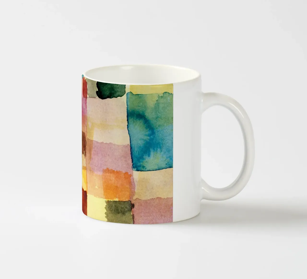 Quadrati acquerellati di Paul Klee: Colore espressionista astratto F tazza in ceramica da NorwesClub