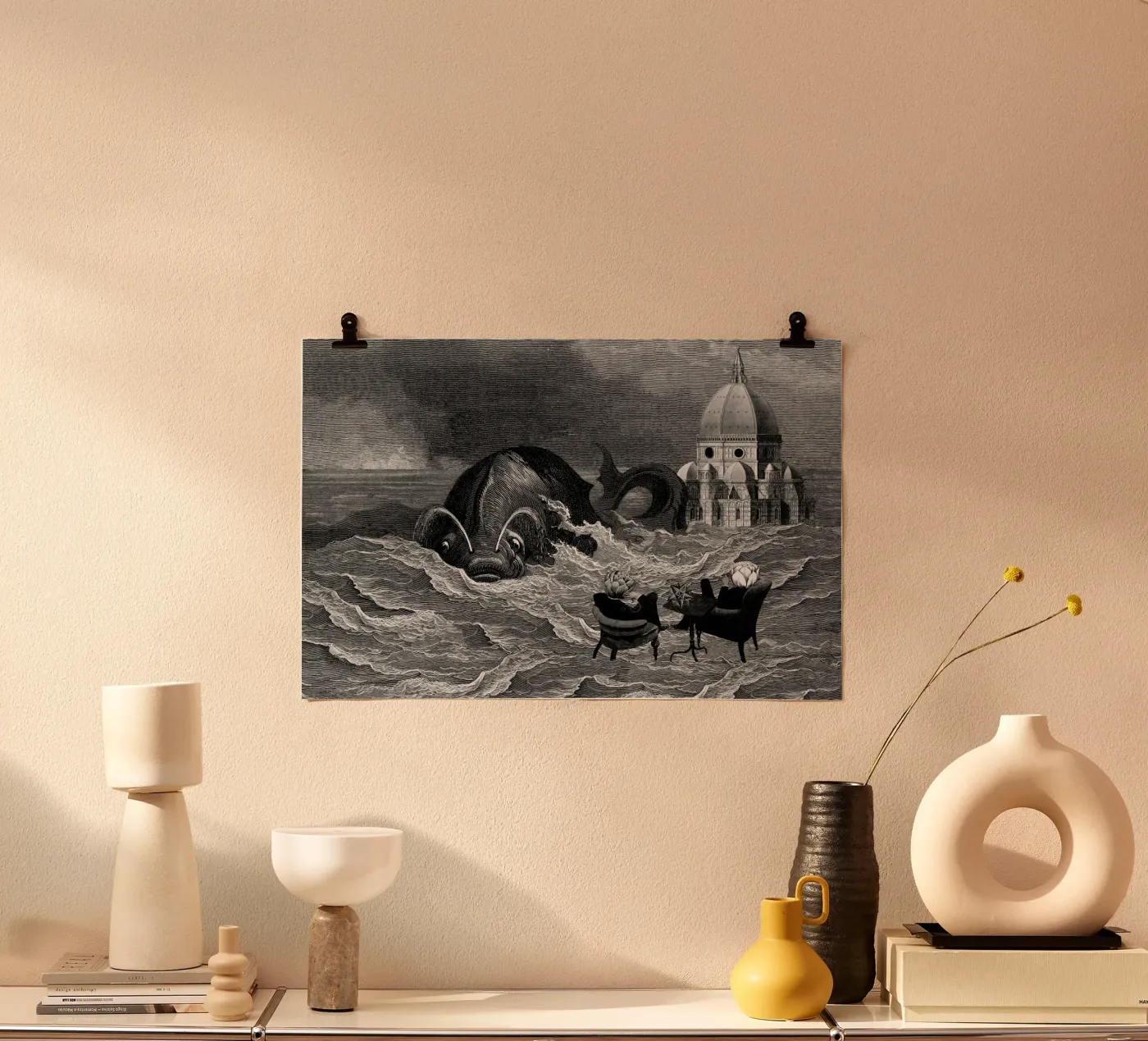 Sea Monster poster da The Gently Unfurling Sneak