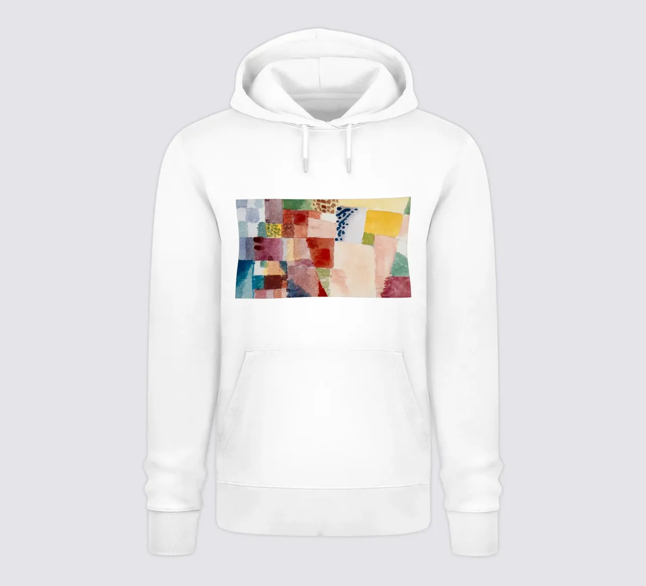 Paul Klee Hammamet Motif: Patchw acquerello astratto Bauhaus felpa con cappuccio da NorwesClub