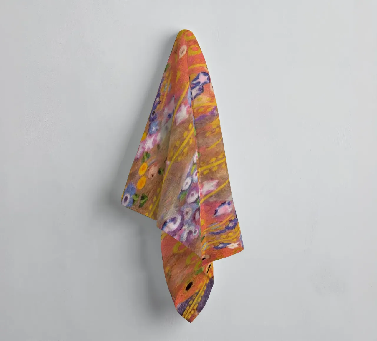 Klimt's "Water Serpents II" - Symbolist Aquatic Patterns towel by NorwesClub