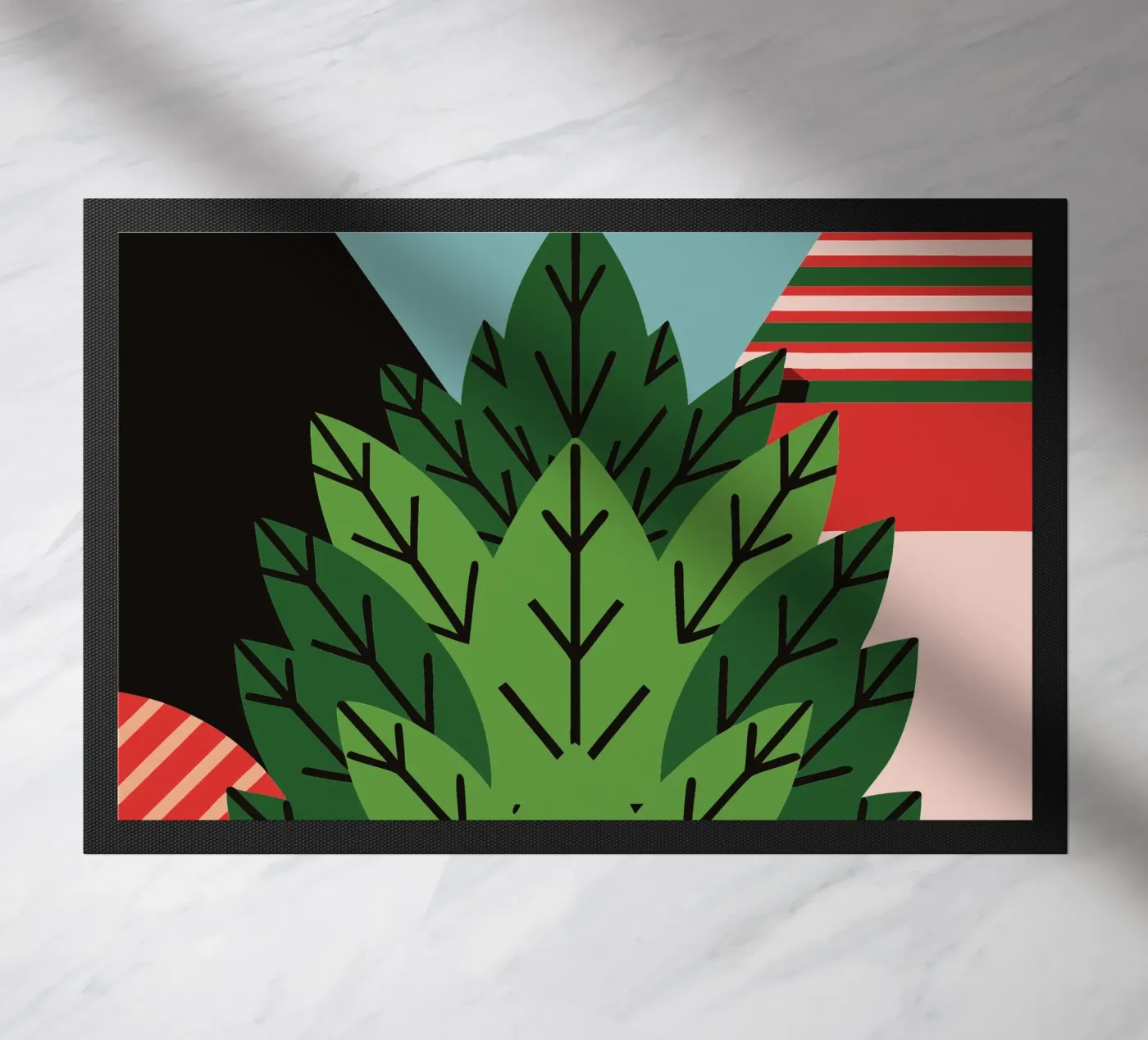 Greenery doormat by LOOK DIFFERENT
