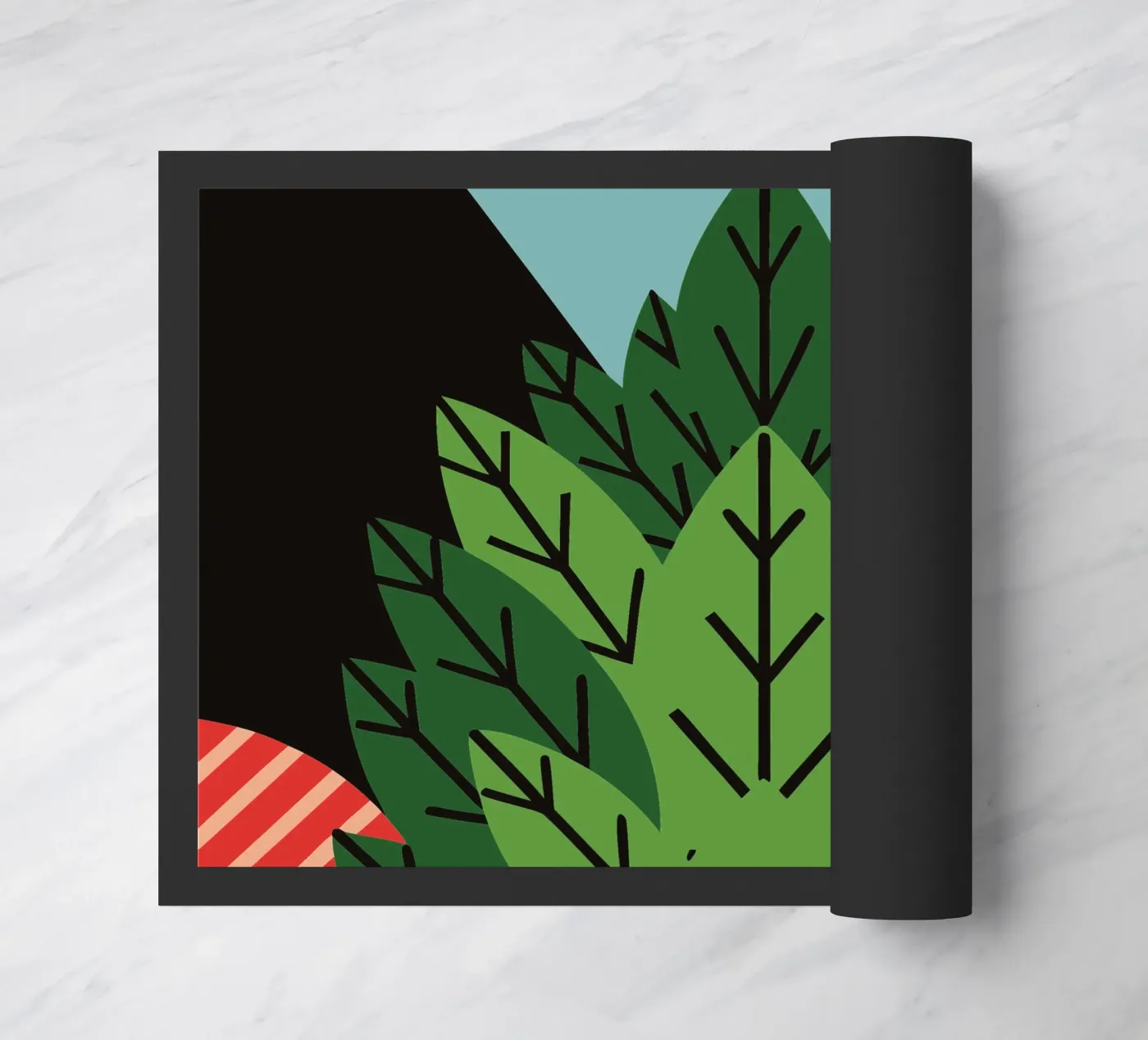 Greenery doormat by LOOK DIFFERENT