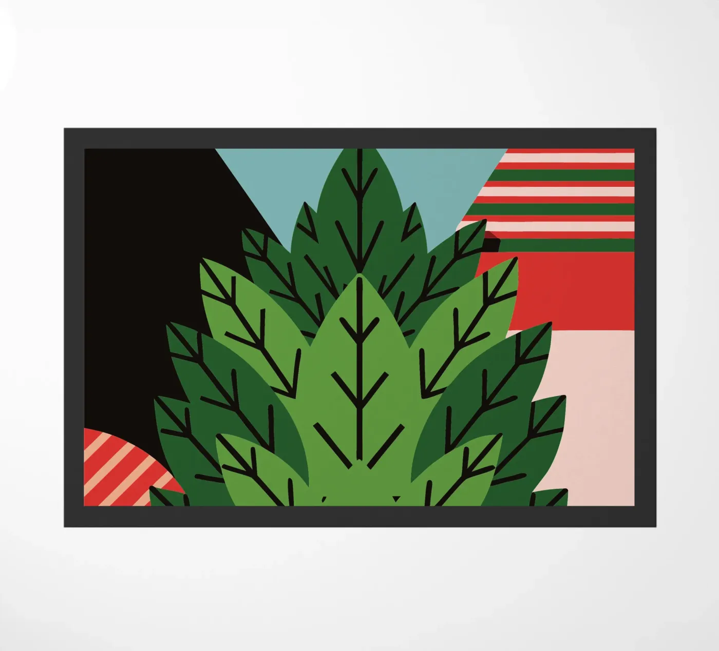 Greenery doormat by LOOK DIFFERENT