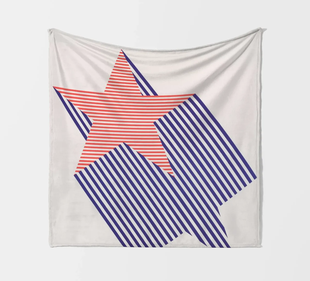1776 Bicentenario - Design retrò di stelle grafiche coperta in pile da NorwesClub