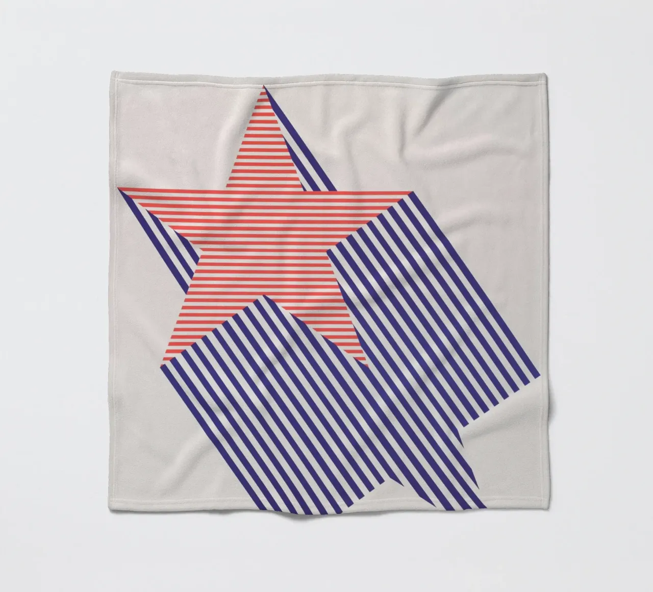 1776 Bicentenario - Design retrò di stelle grafiche coperta in pile da NorwesClub