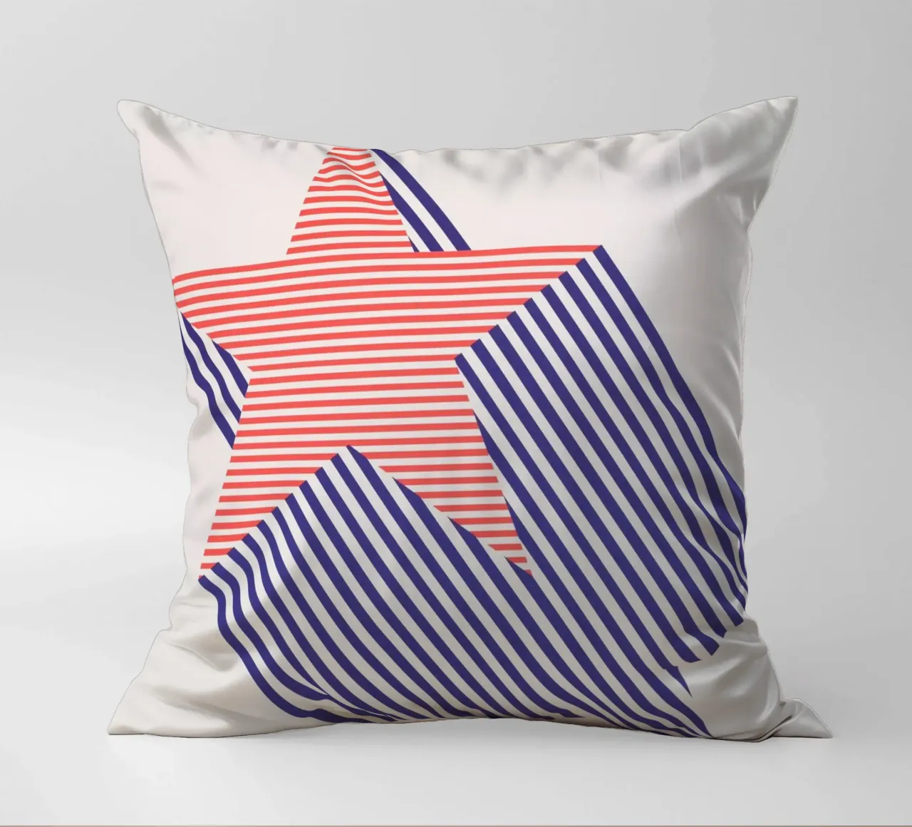 1776 Bicentenario - Design retrò di stelle grafiche cuscino da NorwesClub
