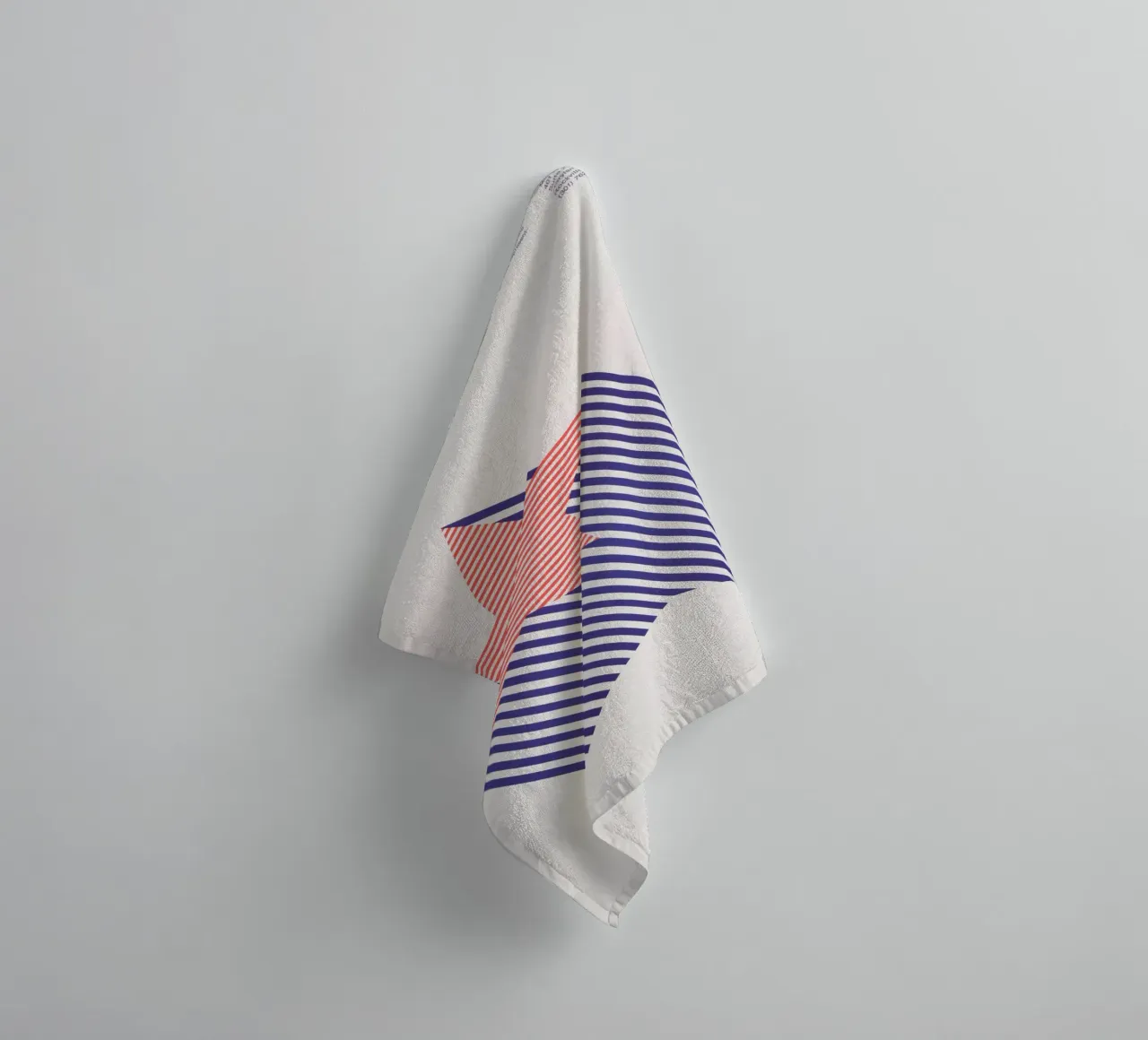 1776 Bicentenario - Design retrò di stelle grafiche asciugamano da bagno da NorwesClub