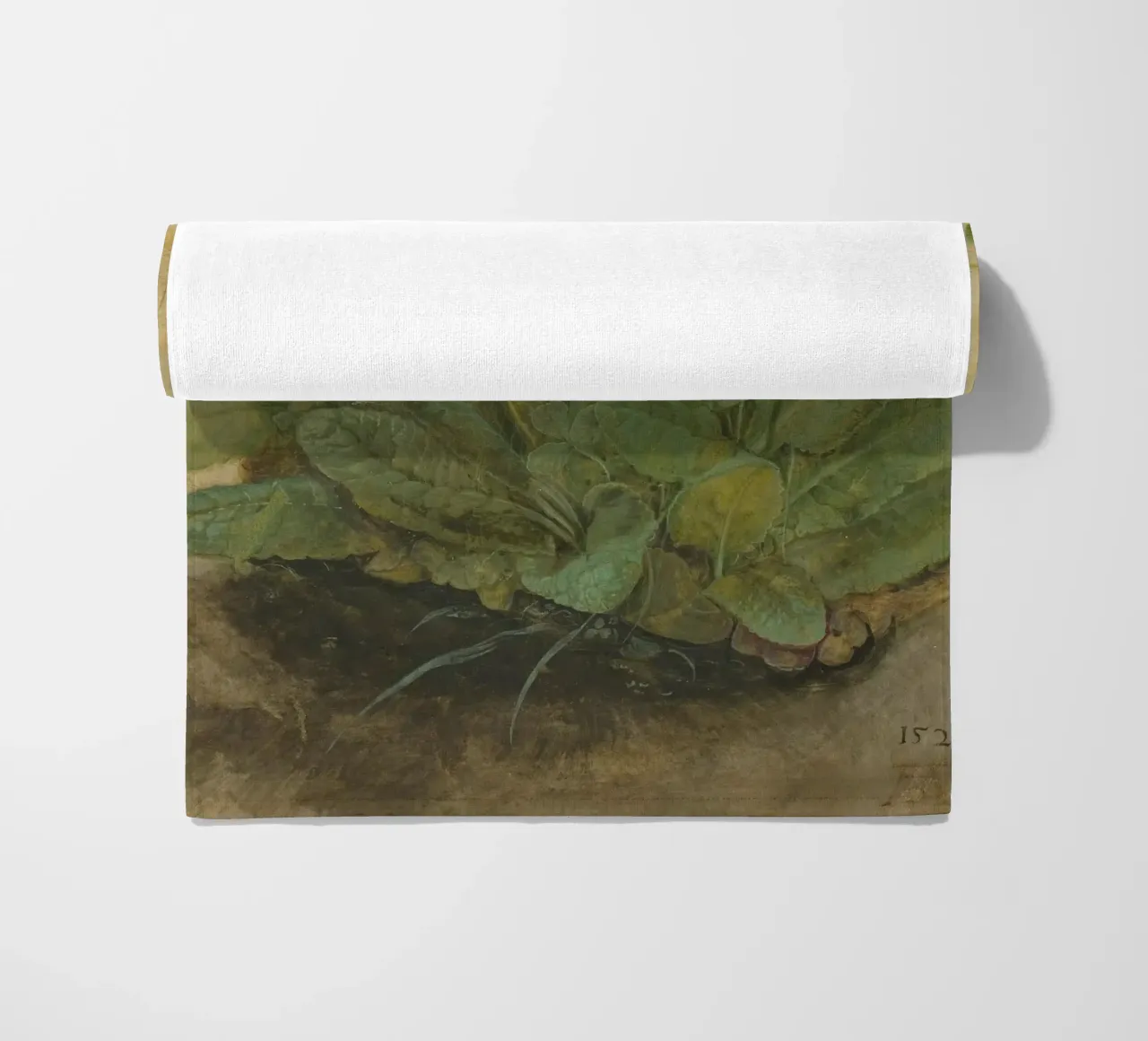 Il "Ciuffo di foglie di mucca" di Dürer - Studio botanico rinascimentale telo mare da NorwesClub
