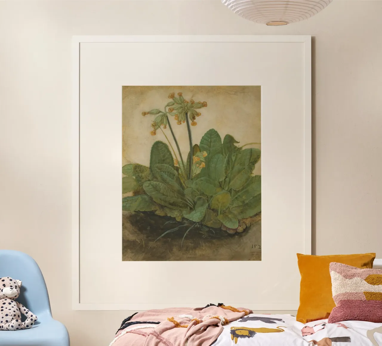 Il "Ciuffo di foglie di mucca" di Dürer - Studio botanico rinascimentale carta hahnemühle da NorwesClub