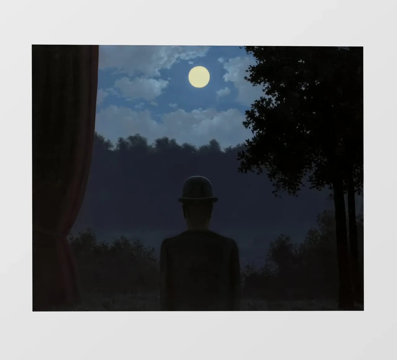 René Magritte: "Appuntamento con il piacere" - Notte surreale P telo in pvc da NorwesClub