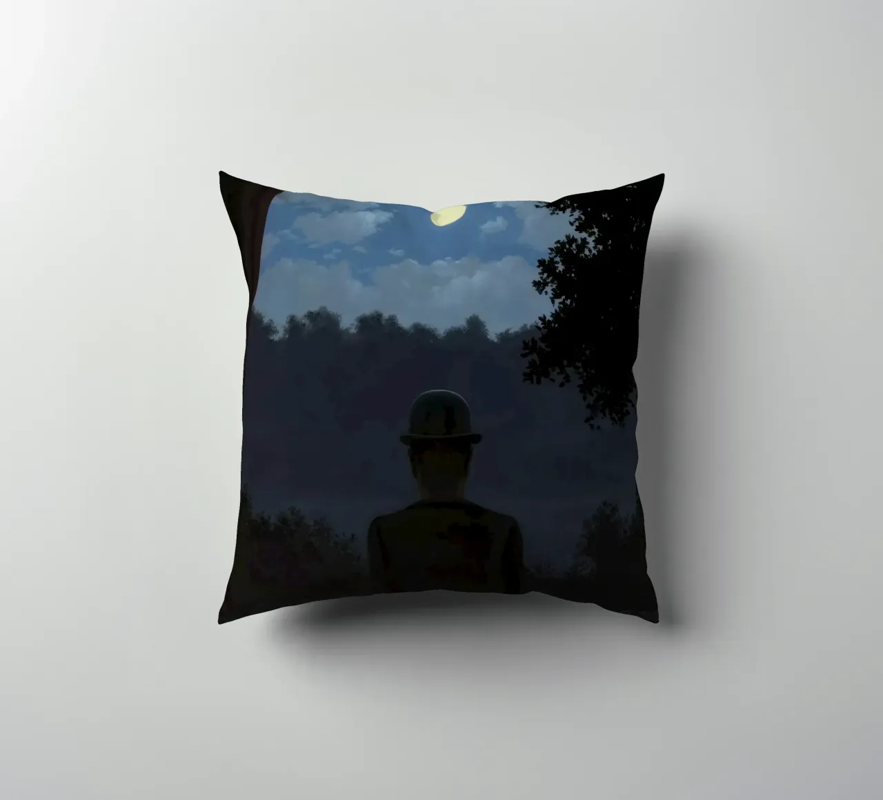 René Magritte: "Appuntamento con il piacere" - Notte surreale P cuscino da NorwesClub
