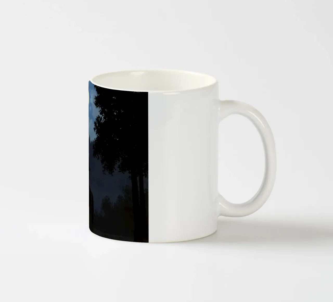 René Magritte: "Appuntamento con il piacere" - Notte surreale P tazza in ceramica da NorwesClub