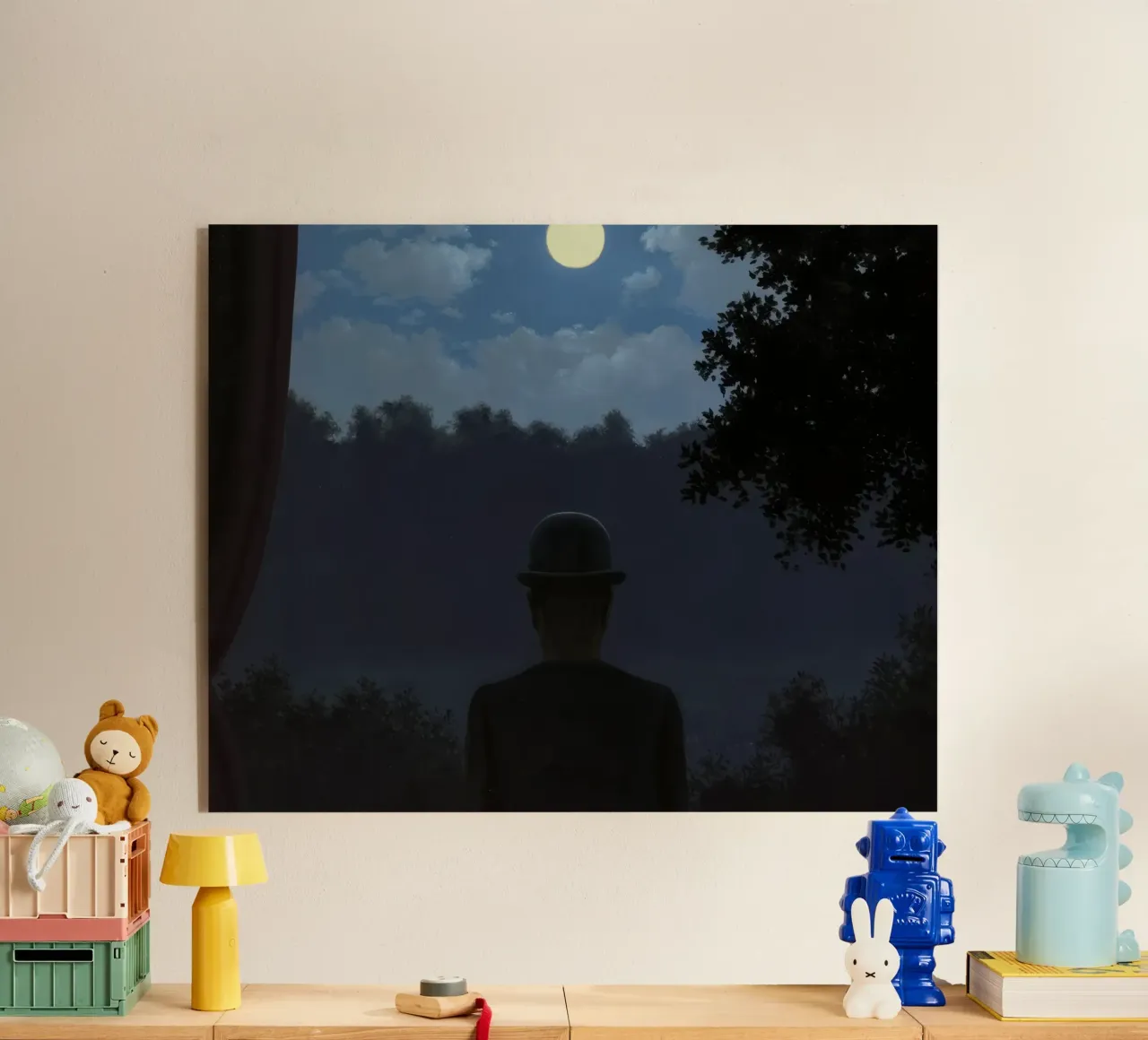 René Magritte: "Appuntamento con il piacere" - Notte surreale P plexiglass da NorwesClub
