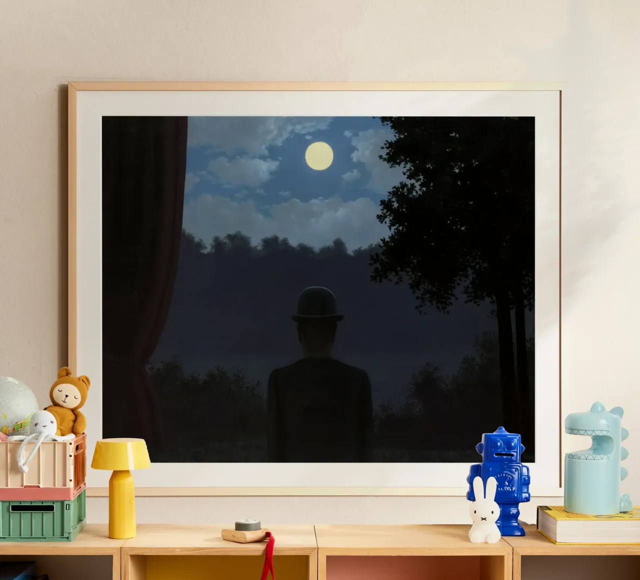 René Magritte: "Appuntamento con il piacere" - Notte surreale P carta hahnemühle da NorwesClub