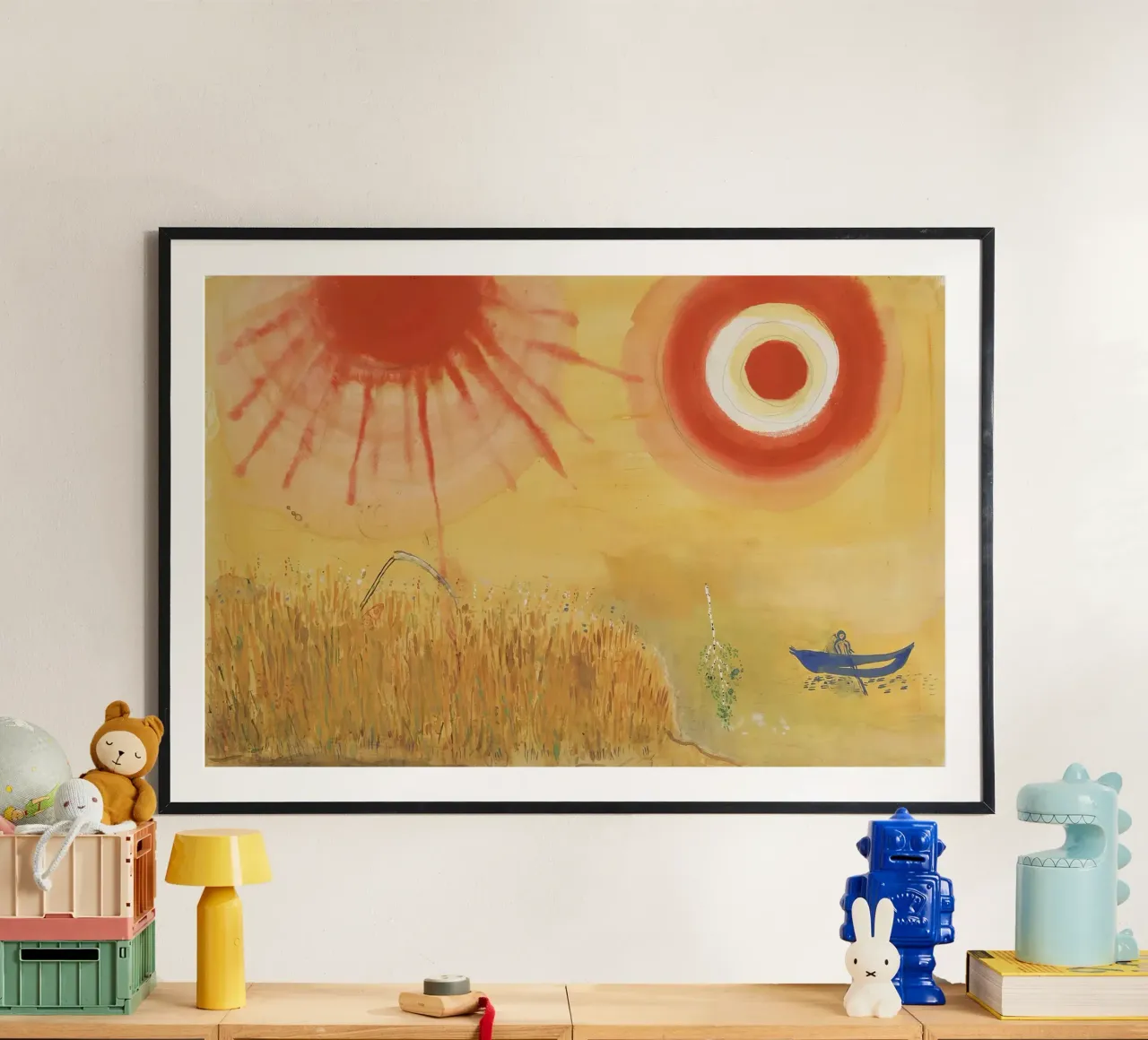 Marc Chagall : "L'après-midi dans les champs de blé" - Un ballet d'art évocateur poster de NorwesClub