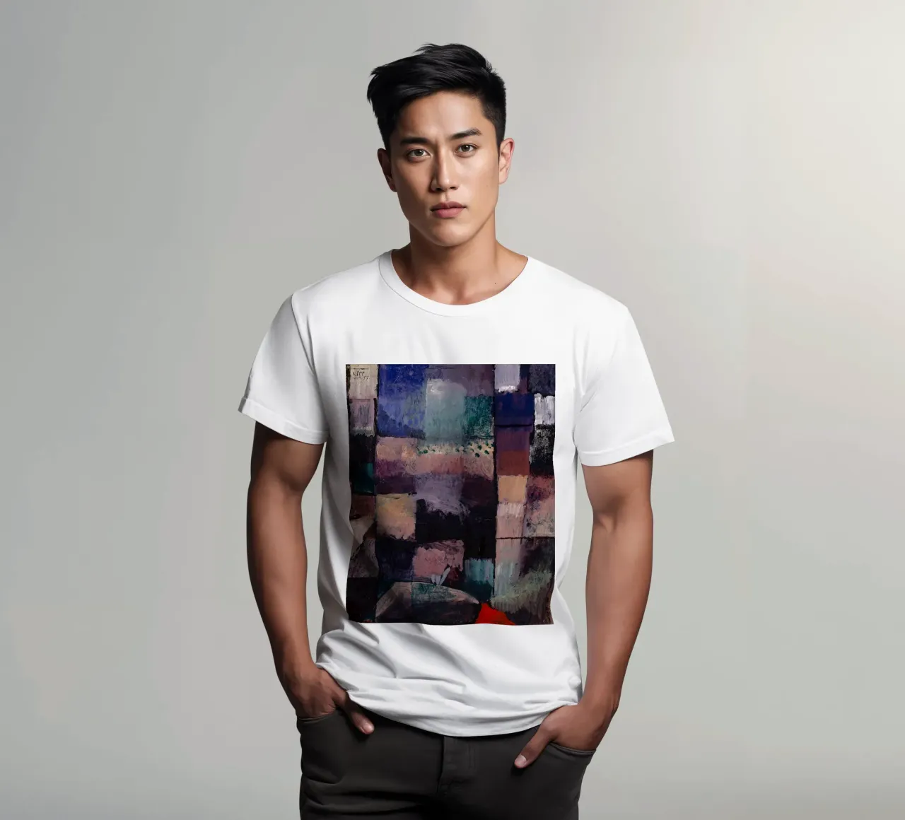 Paul Klee: Hammamet Motif - Abstract Color Blocks Masterpiec t-shirt by NorwesClub