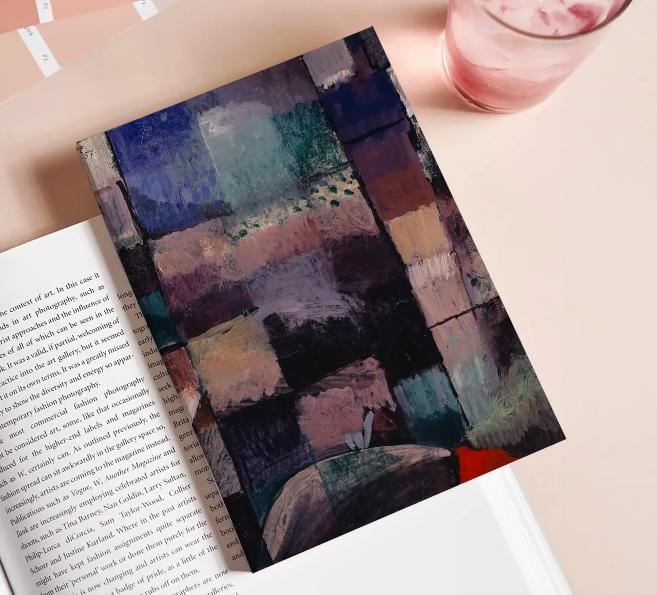 Paul Klee: Hammamet Motif - Abstract Color Blocks Masterpiec notebook by NorwesClub