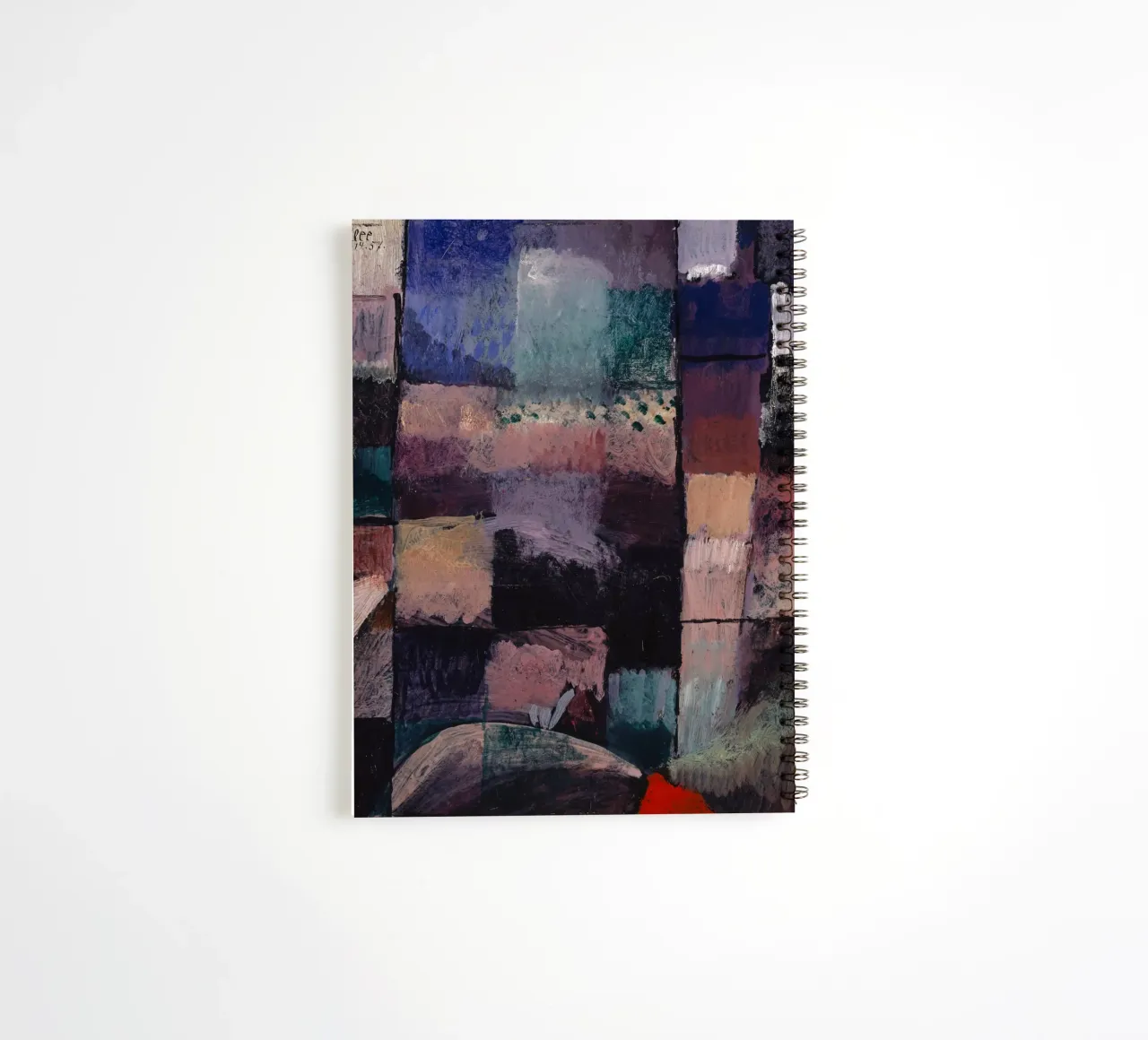 Paul Klee: Hammamet Motif - Abstract Color Blocks Masterpiec spiral notebook by NorwesClub