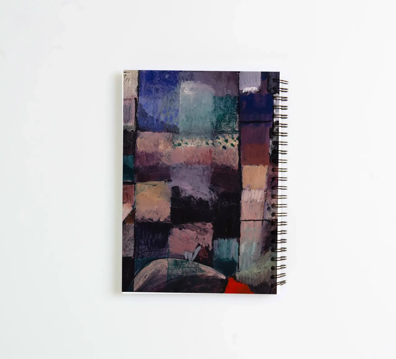 Paul Klee: Hammamet Motif - Abstract Color Blocks Masterpiec spiral notebook by NorwesClub