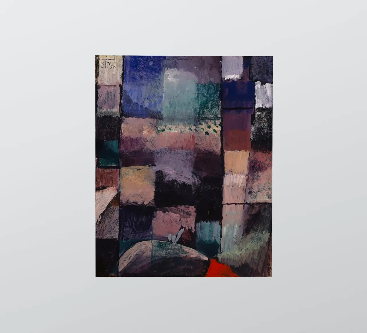 Paul Klee: Hammamet Motif - Abstract Color Blocks Masterpiec sticker by NorwesClub