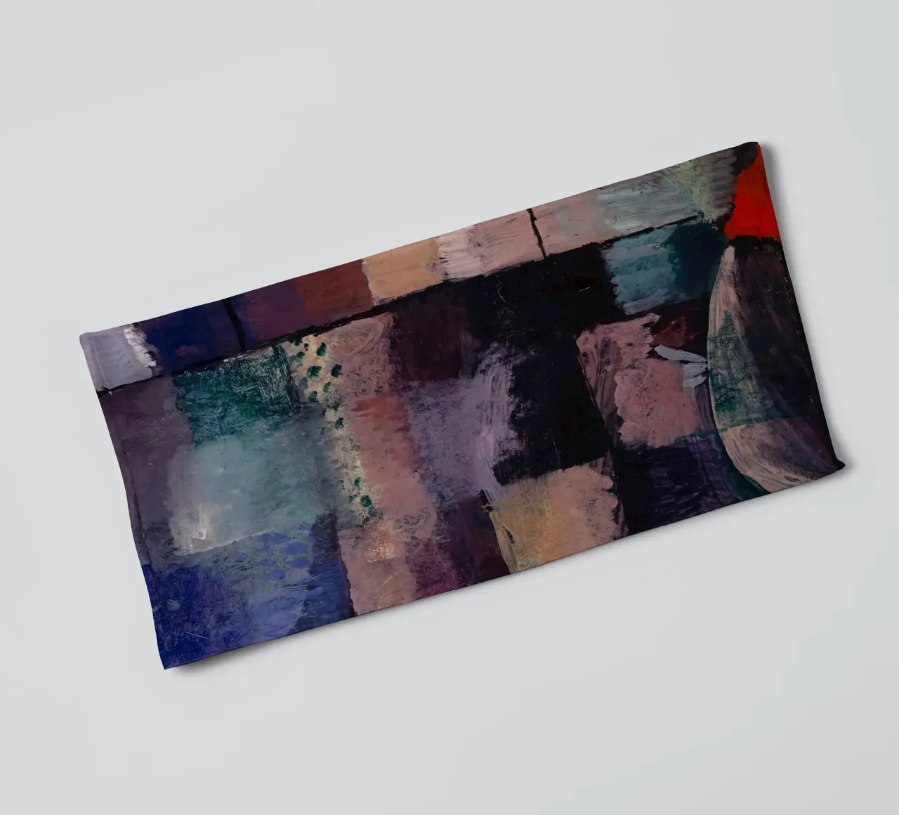 Paul Klee: Hammamet Motif - Abstract Color Blocks Masterpiec towel by NorwesClub