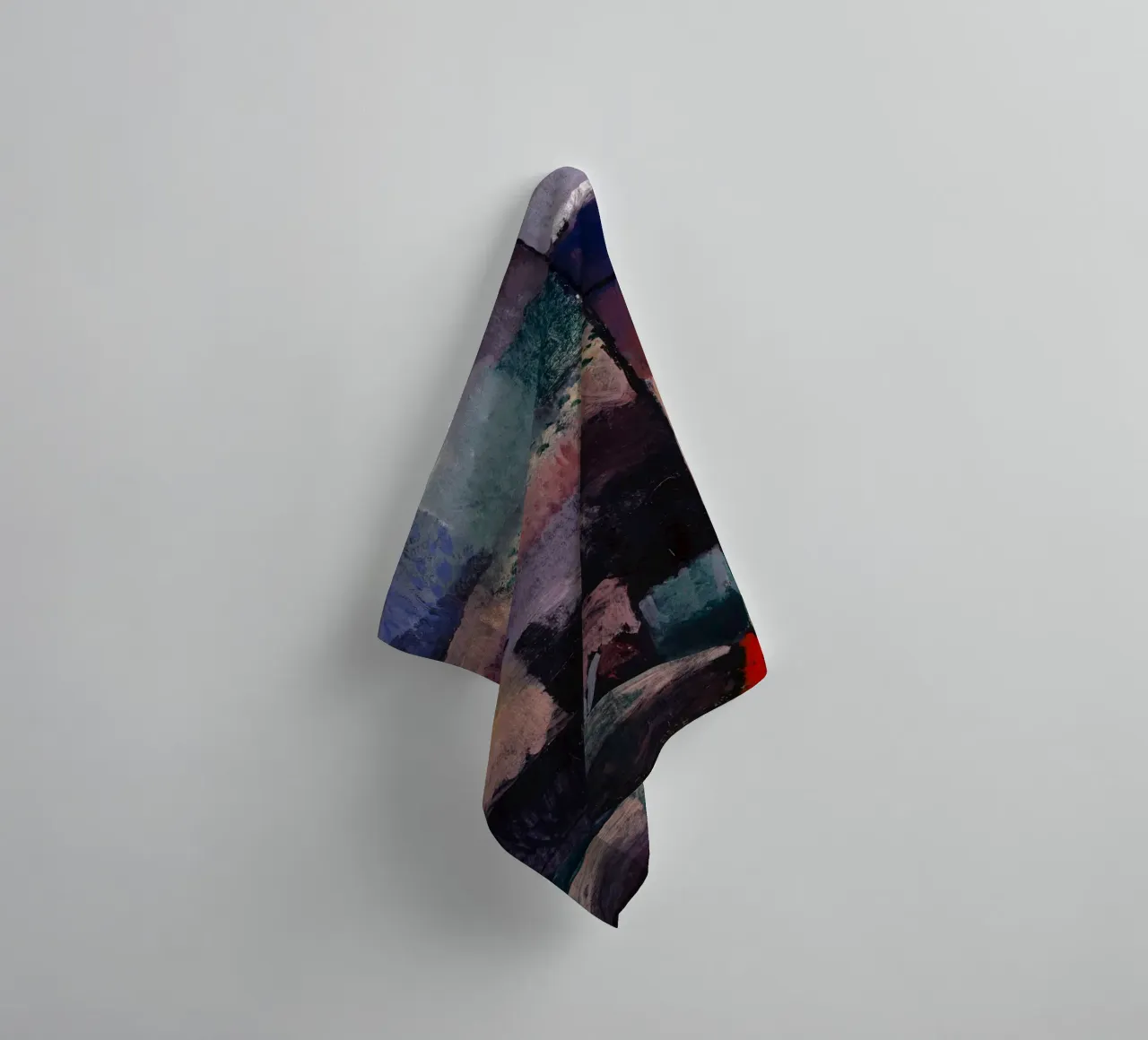 Paul Klee: Hammamet Motif - Abstract Color Blocks Masterpiec towel by NorwesClub