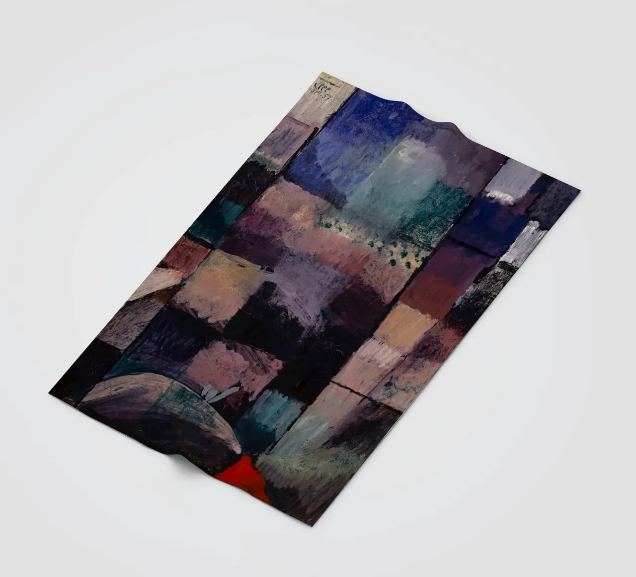 Paul Klee: Hammamet Motif - Abstract Color Blocks Masterpiec fleece blanket by NorwesClub
