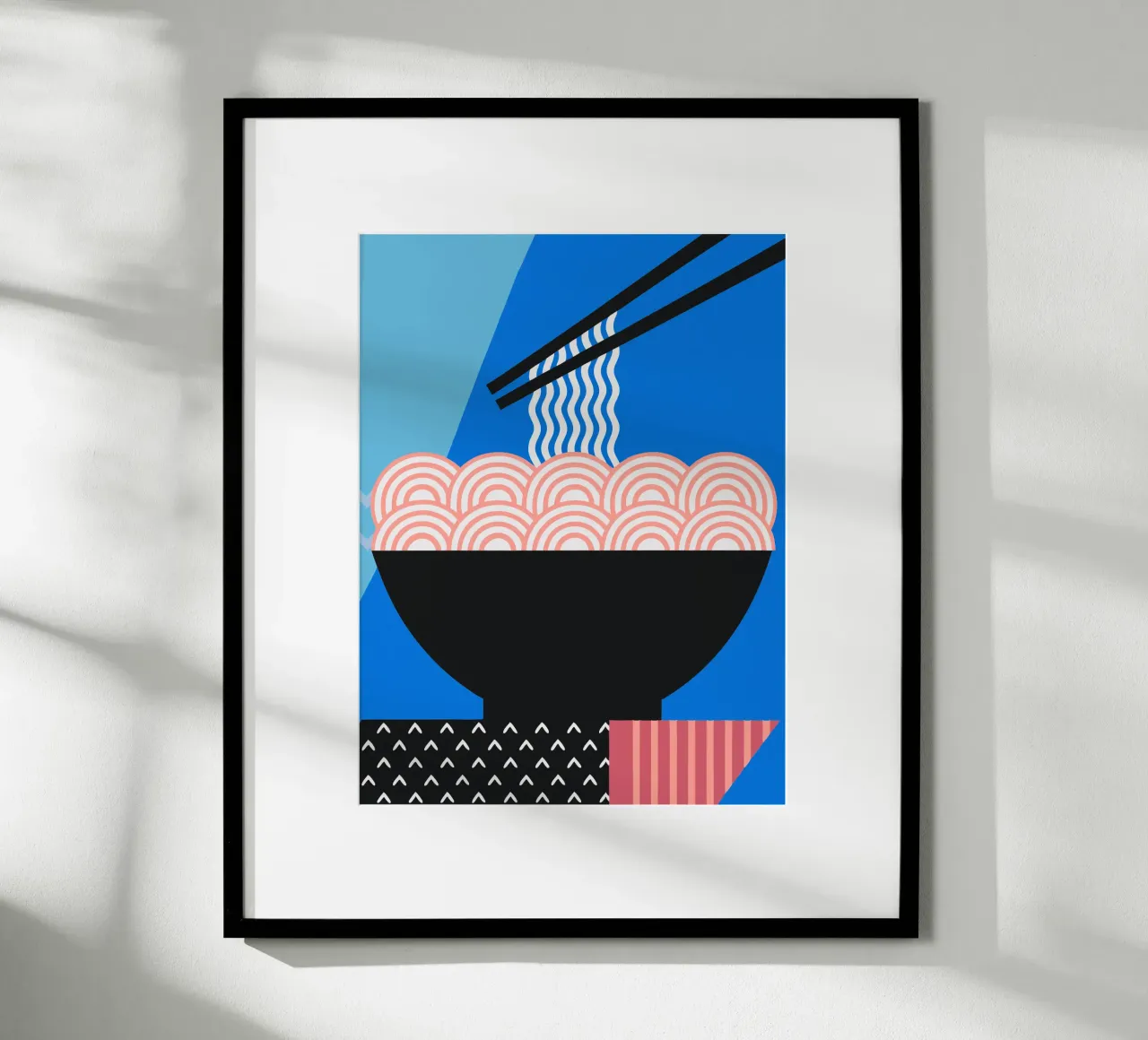Breakfast Noodles poster by LOOK DIFFERENT
