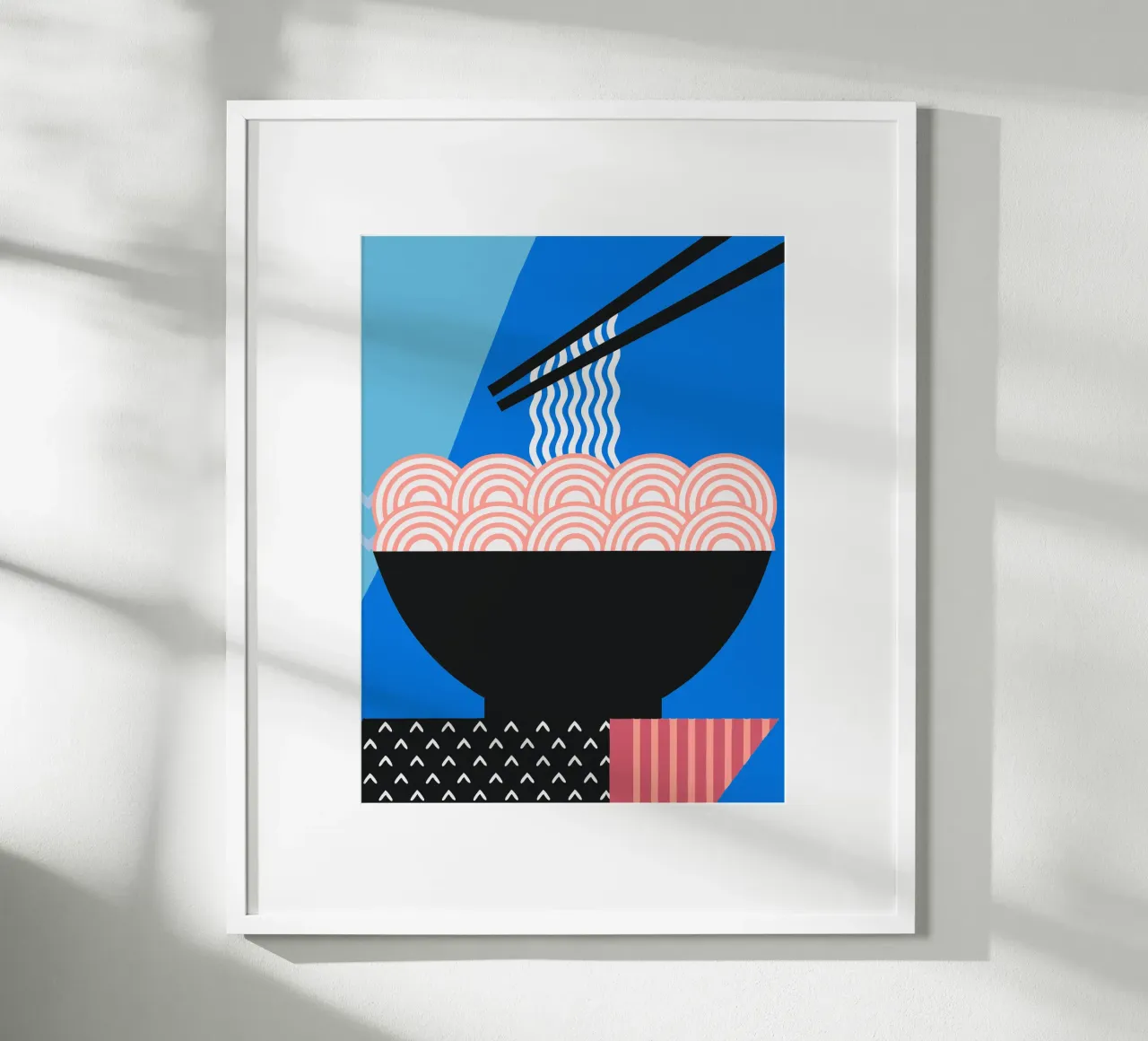 Breakfast Noodles poster by LOOK DIFFERENT