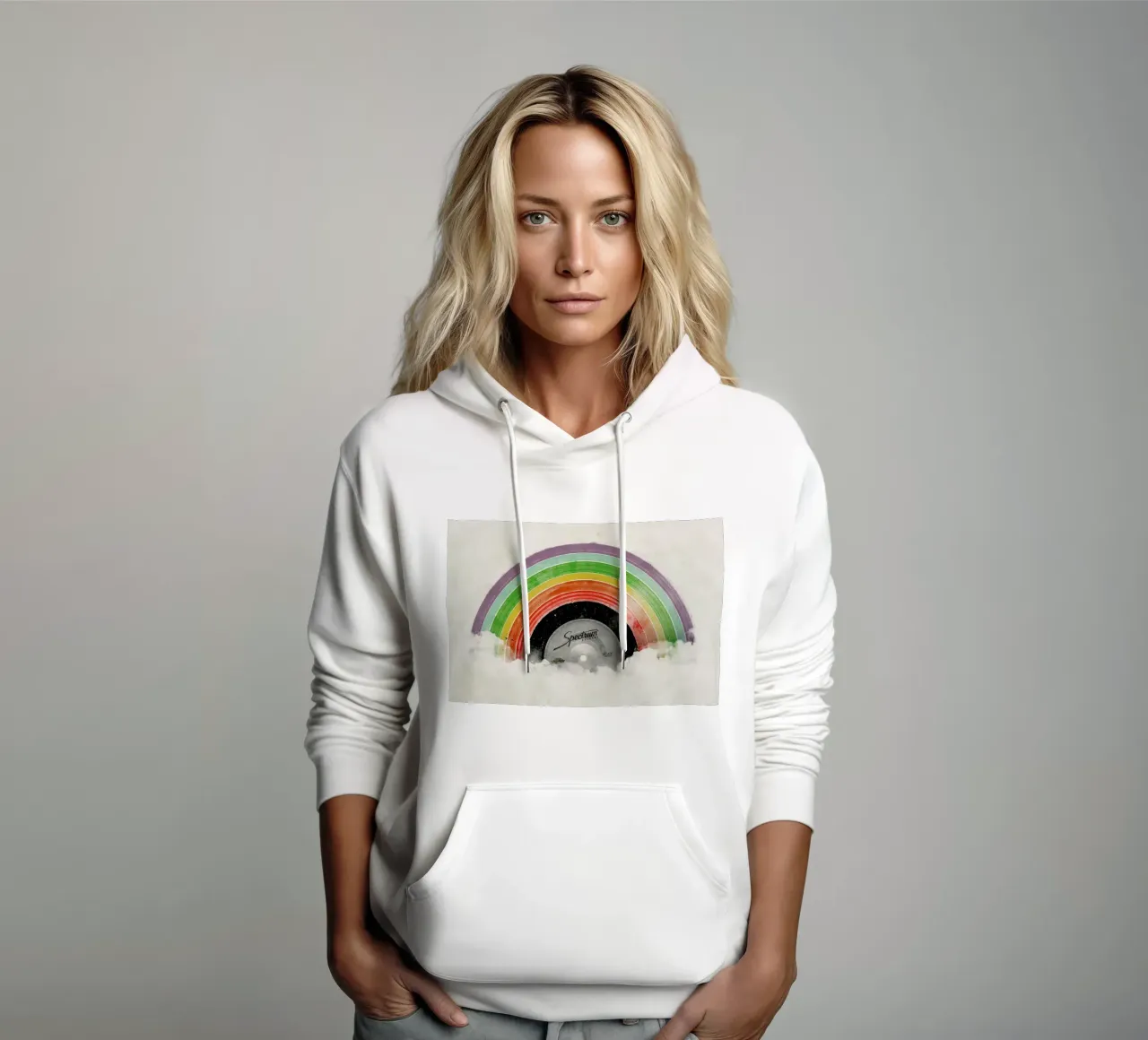 Rainbow Classics felpa con cappuccio da Florent Bodart