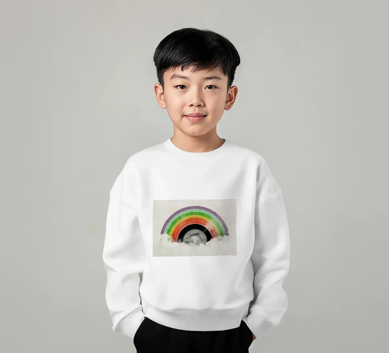 Rainbow Classics felpa bambino da Florent Bodart