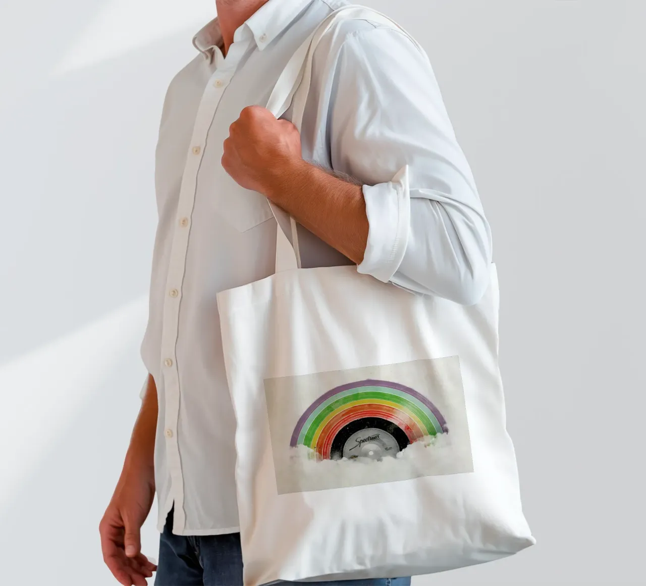 Rainbow Classics borsa in juta da Florent Bodart