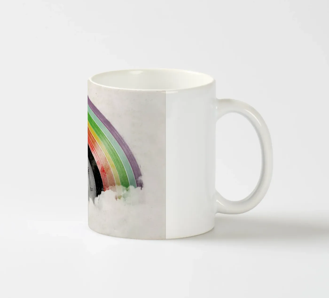 Rainbow Classics ceramic mug by Florent Bodart