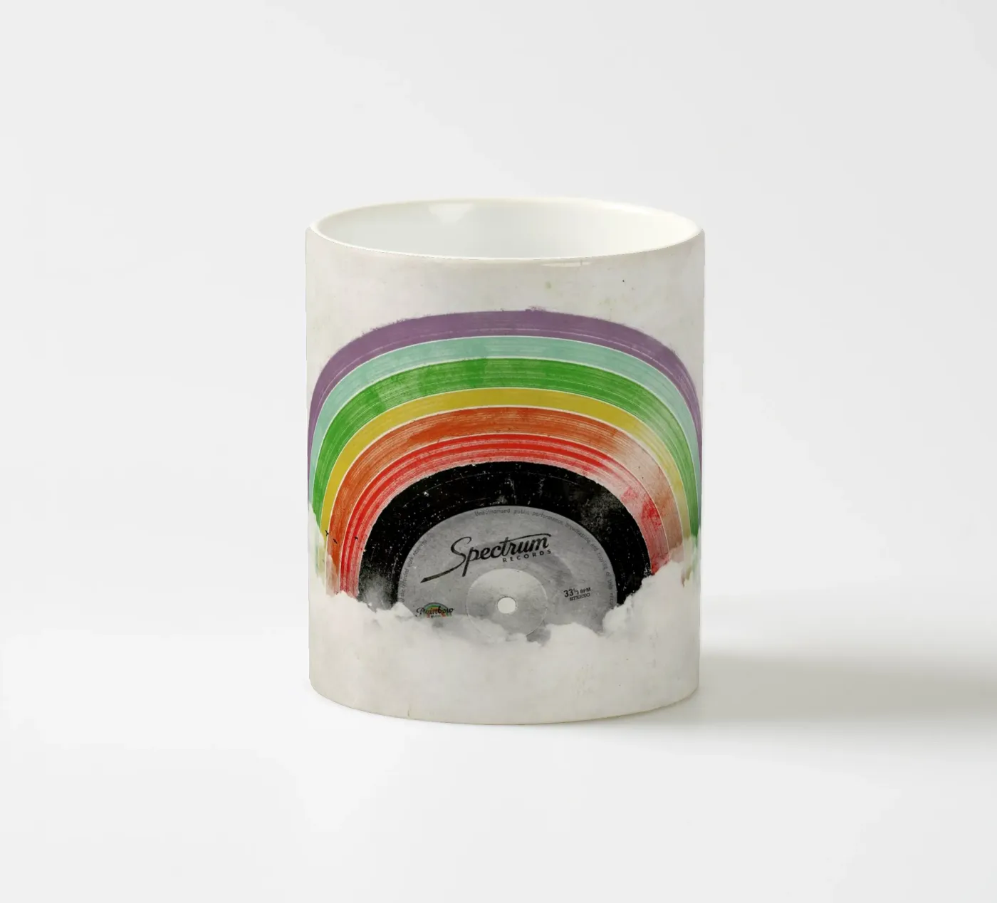 Rainbow Classics ceramic mug by Florent Bodart