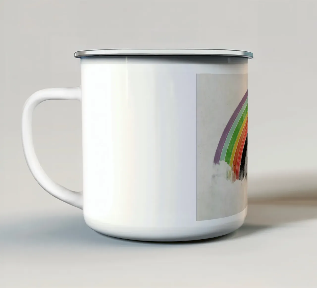 Rainbow Classics tazza in smalto da Florent Bodart