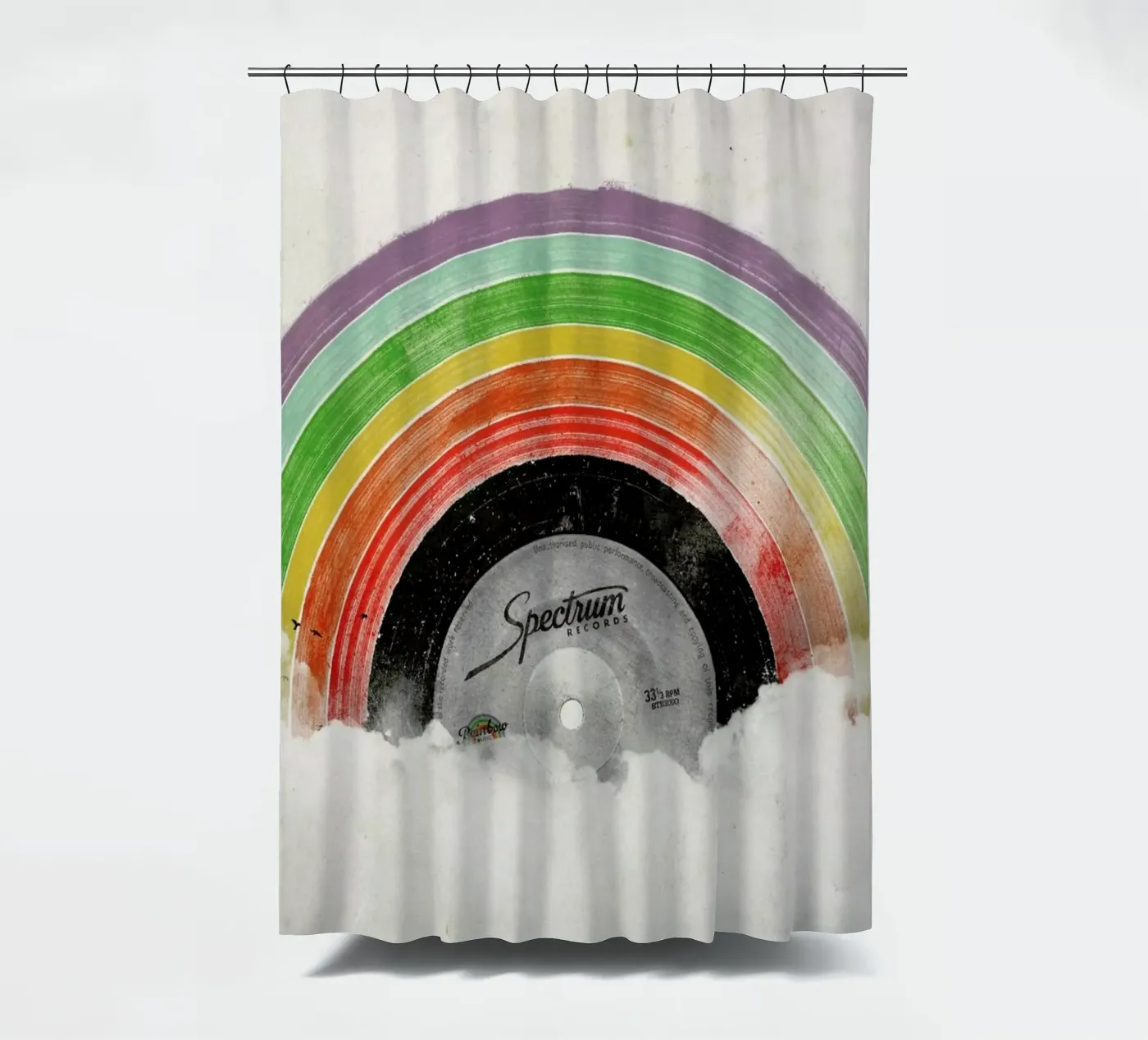 Rainbow Classics Duschvorhang von Florent Bodart