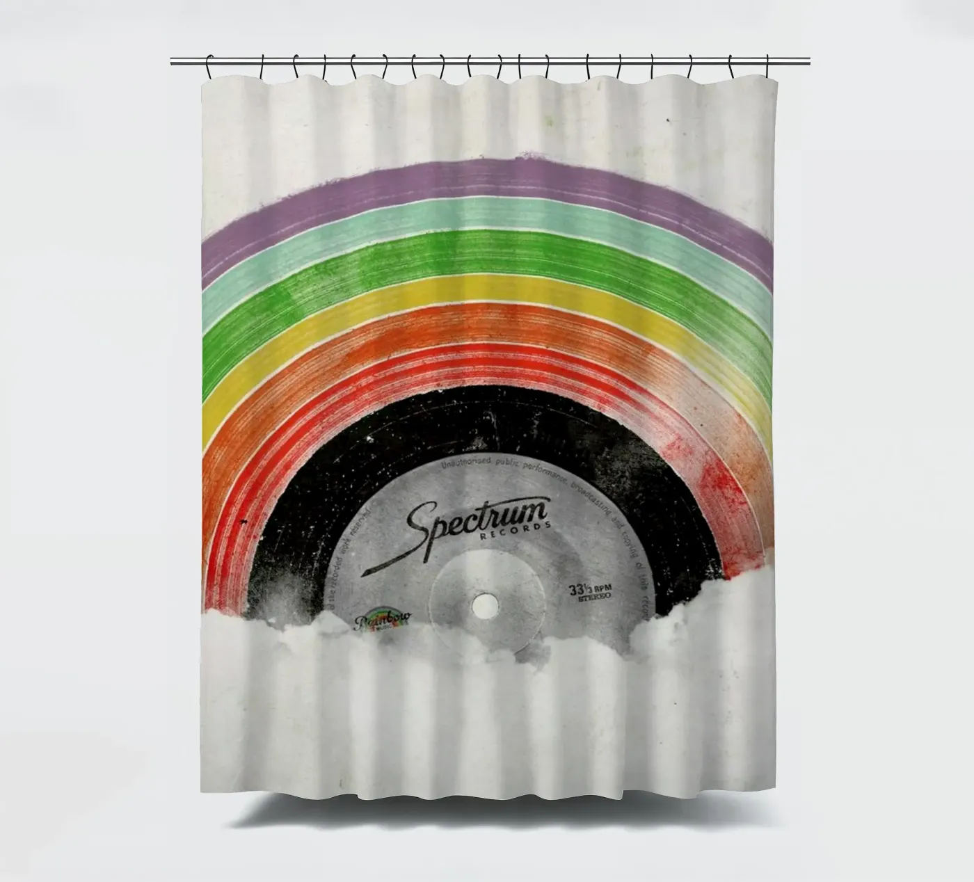 Rainbow Classics Duschvorhang von Florent Bodart