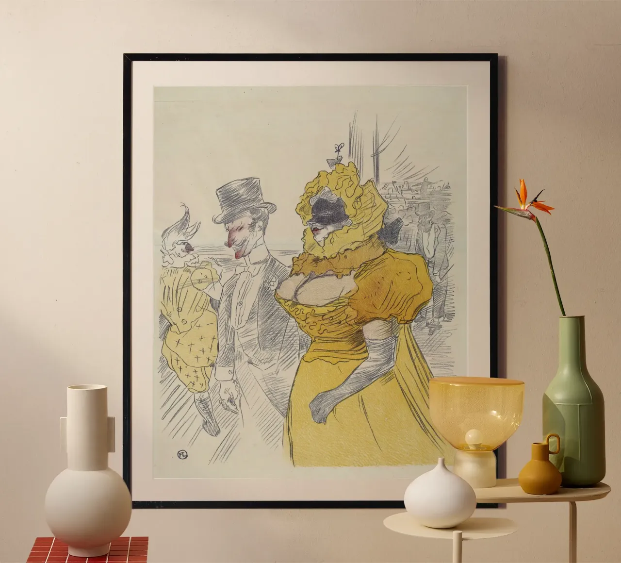 Toulouse-Lautrec "Au Bal des Etudiants" Belle Époque Print Poster von NorwesClub