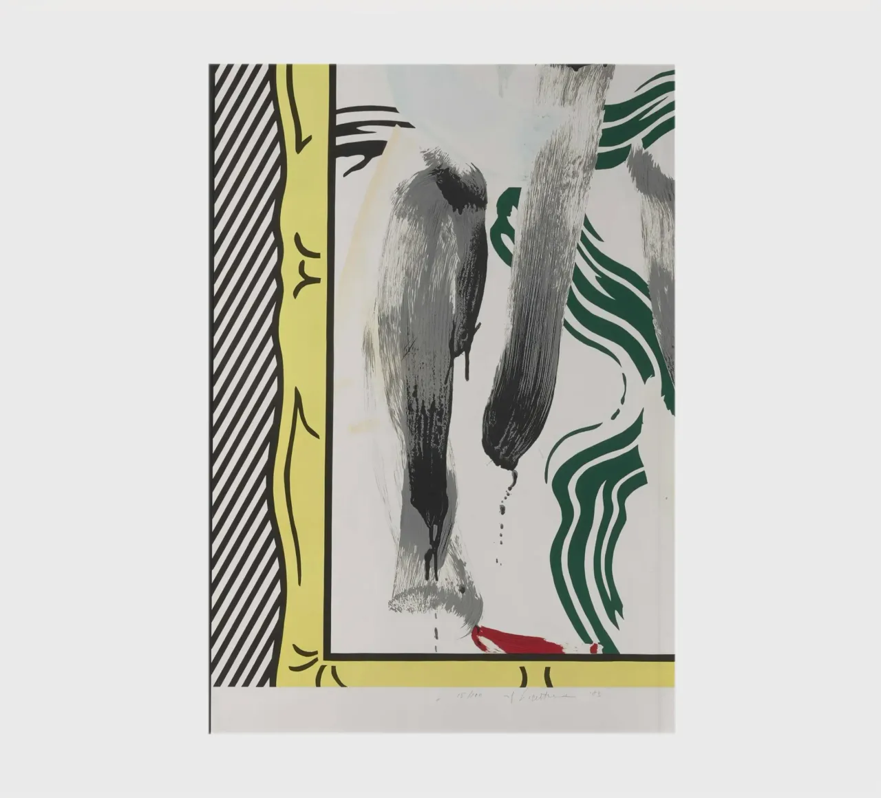 Roy Lichtenstein "Against Apartheid" Pop Art Statement notebook by NorwesClub