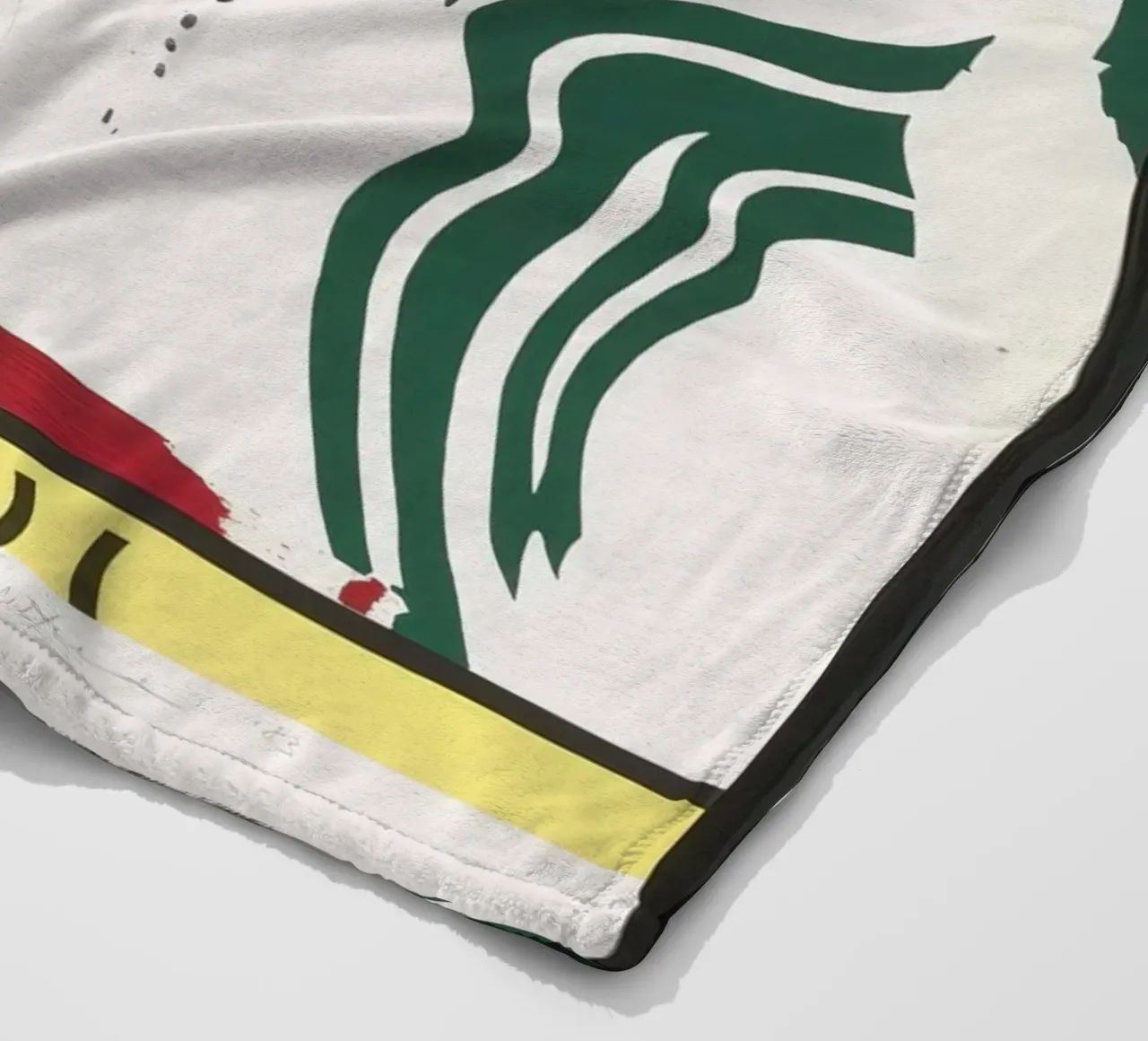 Roy Lichtenstein "Against Apartheid" Pop Art Statement fleece blanket by NorwesClub