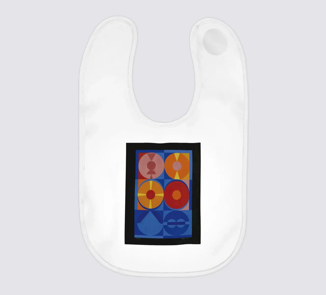 Auguste Herbin "Air, Feu" Geometric Abstraction Art Print Babylätzchen von NorwesClub